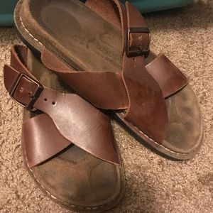 Brown Birkenstocks